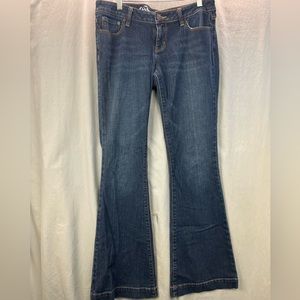 x Bullhead Jeans Size Women 30X31 Blue Cotton Mid Rise Skinny Newport Flare.